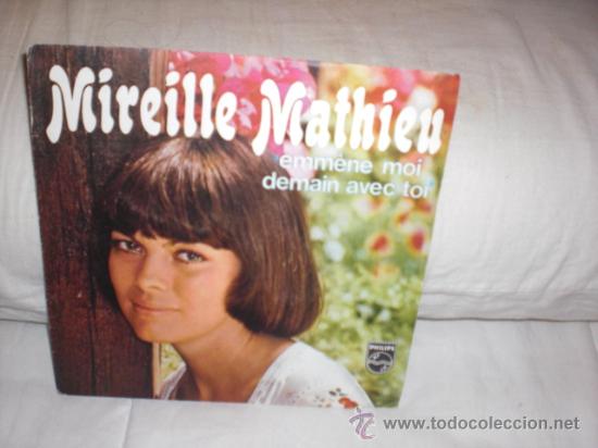 Discos de vinilo: mireille mathieu-roma,roma,roma-single cantado en frances - Foto 1