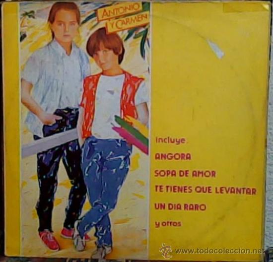 LP ARGENTINO DE ANTONIO Y CARMEN AÑO 1982