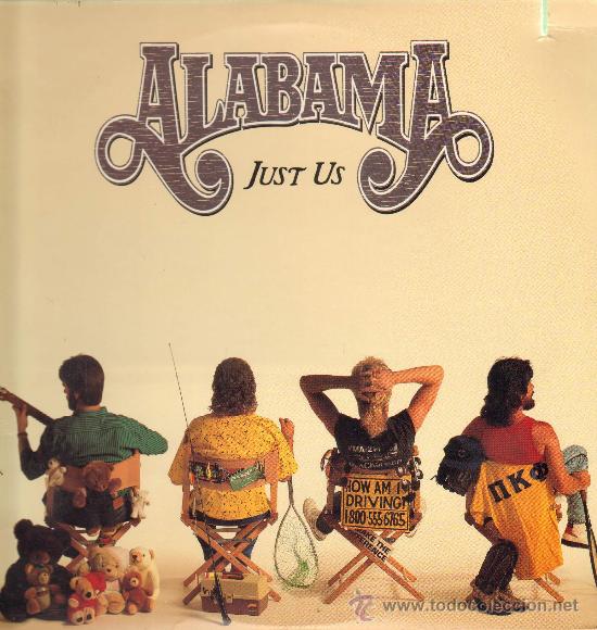 Discos de vinilo: Alabama - Just us - Lp 1987 - Foto 1