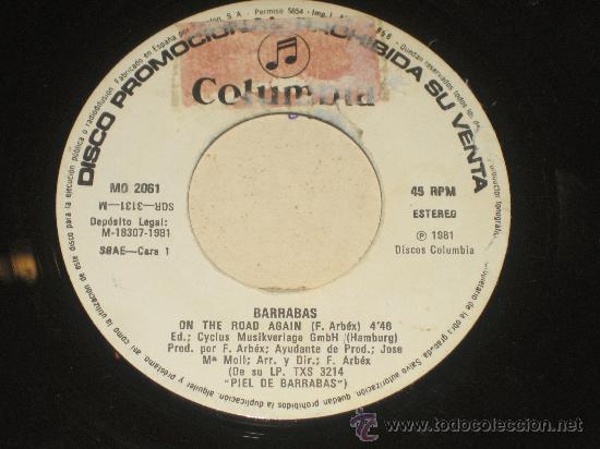 Discos de vinilo: BARRABAS - PROMO - 1981 - Foto 1