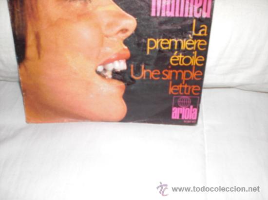 Discos de vinilo: mireille mathieu-la premi&egrave;re &egrave;toile-single aleman(cantado en frances) - Foto 1