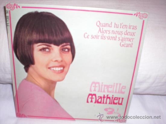 Discos de vinilo: mireille mathieu-ep-quand tu t`en iras+3 - Foto 1