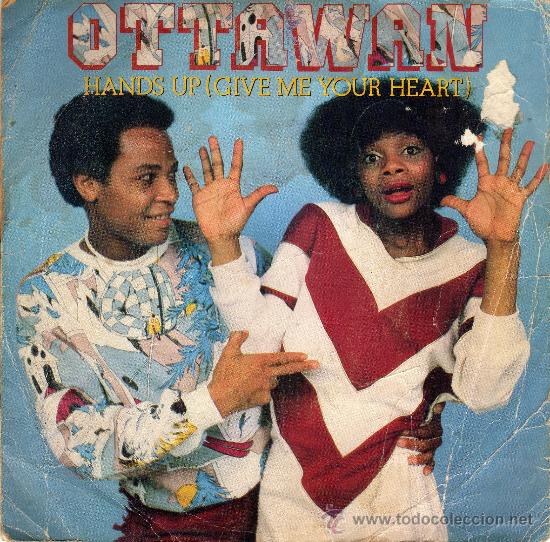 Discos de vinilo: OTTAWAN HANDS UP (GIVE ME YOUR HEART) - Foto 1