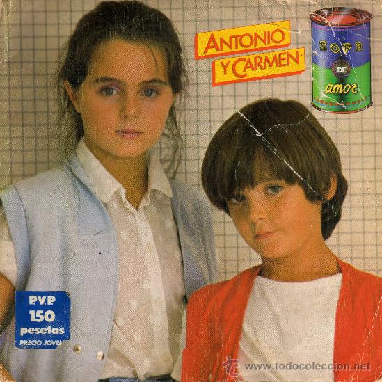 Discos de vinilo: SOPA DE AMOR DE ANTONIO Y CARMEN - Foto 1