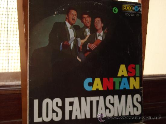 Disques de vinyle: LOS FANTASMAS-LP LOS FANTASMAS CANTAN -GRUPO MEJICANO