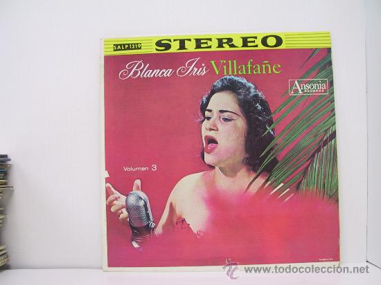 Dischi in vinile: BLANCA IRIS VILLAFANTE - CON GUITARRAS - RARO EDICION U.S.A. - ANSONIA