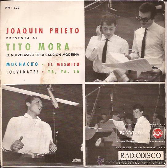 Discos de vinilo: EP-TITO MORA-RCA 622-1962 - Foto 1