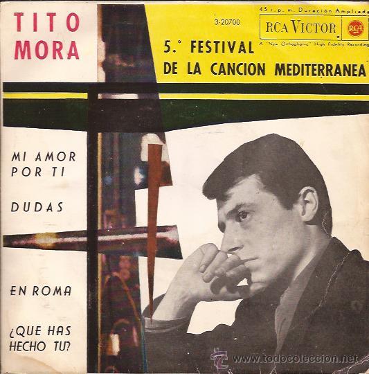 Discos de vinilo: EP-TITO MORA-RCA3-20700-1963 - Foto 1