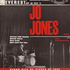 Discos de vinilo: EP-JO JONES-EVEREST 7011-FRANCE. Lote 25806979