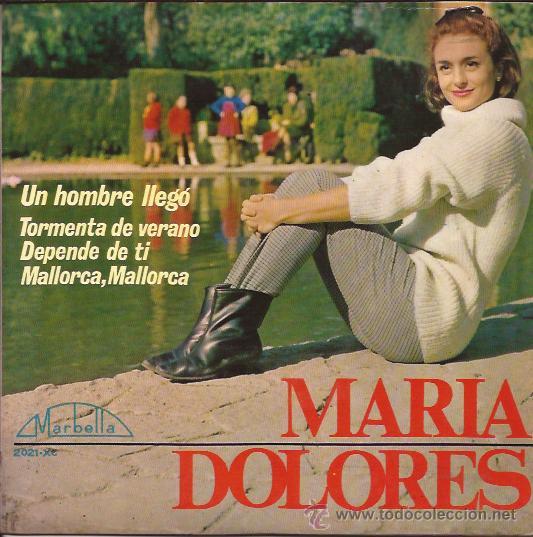 Discos de vinilo: EP-MARIA DOLORES-VERGARA 2021-ED.ESPAÑOLA-1965 - Foto 1 - 25818161
