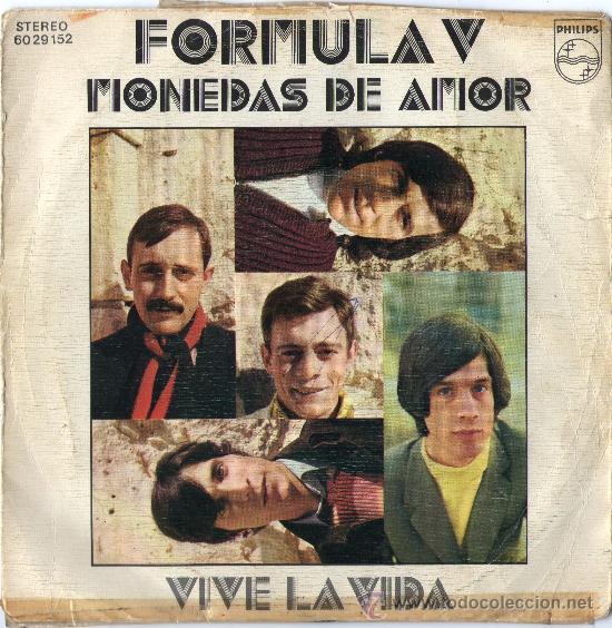 Discos de vinilo: SINGLE - FORMULA V - &rdquo;MONEDAS DE AMOR&rdquo;. - Foto 1