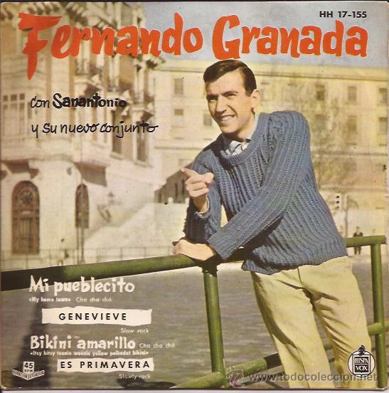 Discos de vinilo: EP-FERNANDO GRANADA-HISPAVOX 17155 - Foto 1