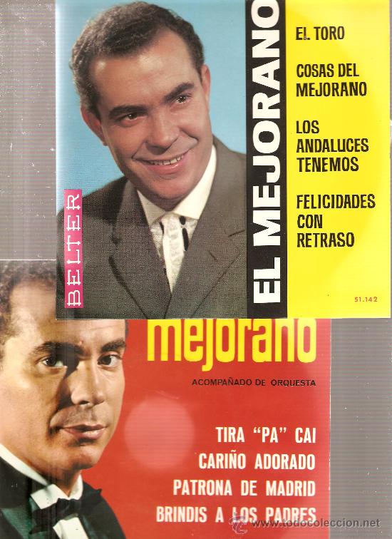 Discos de vinilo: 2 EP&acute;S  EL MEJORANO - Foto 1
