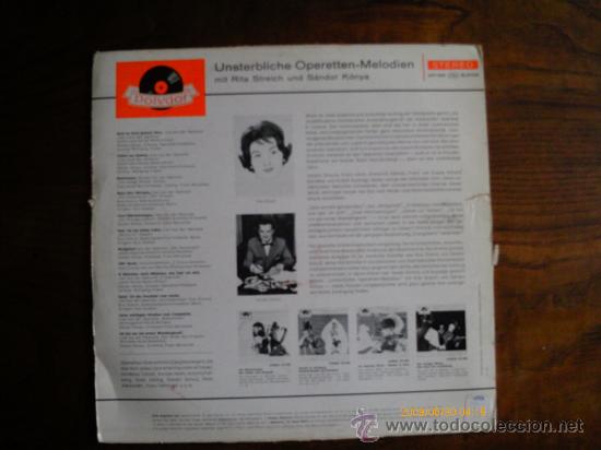 Discos de vinilo: UNSTERBLICHE OPERETTEN-MELODIEN - Foto 2