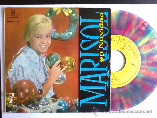 Discos de vinilo: MARISOL EN NAVIDAD - VINILO MULTICOLOR - EP ORIGINAL ESPA&Ntilde;A - Foto 1