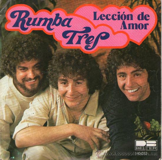 Discos de vinilo: SINGLE - RUMBA TRES - &rdquo;LECCI&Oacute;N DE AMOR&rdquo;. - Foto 1