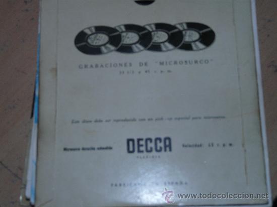Discos de vinilo: RONNIE MUNRO Y SU ORQUESTA - DECCA BEP6056 E.P. - Foto 2