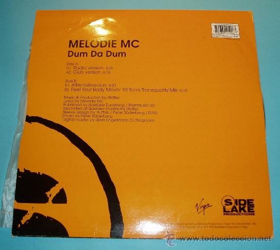 Discos de vinilo: MELODIE MC. DUM DA DUM - Foto 2