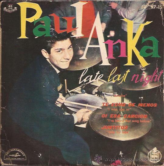 Discos de vinilo: EP-PAUL ANKA-HISPAVOX 9715 - Foto 1