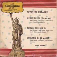 Discos de vinilo: EP-BING CROSBY-COLUMBIA 70045-ED.ESPAÑOLA. Lote 26126797