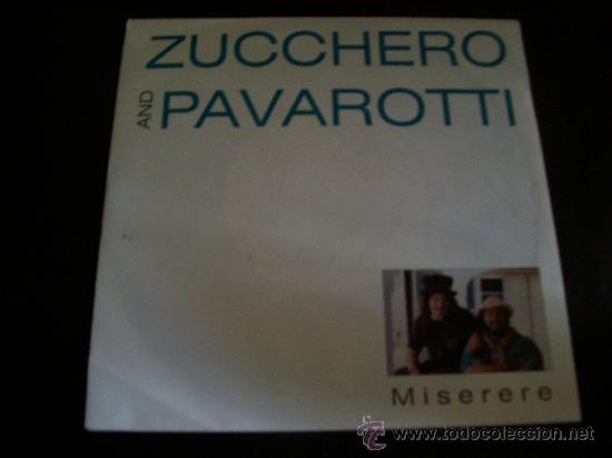 Discos de vinilo: EP ZUCCHERO & PAVAROTTI. Miserere. - Foto 1