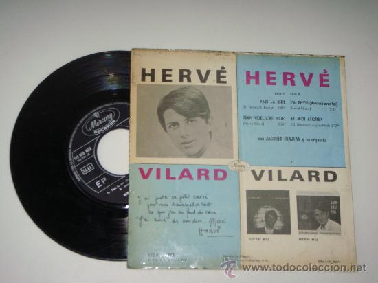 Discos de vinilo: vinilo ep de herv&eacute; vilard - Foto 2