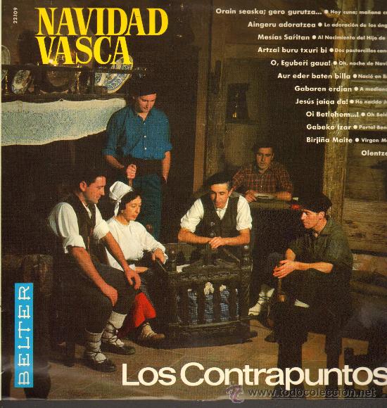 Discos de vinilo: Los Contrapuntos - Navidad Vasca - Lp 1967 - - Foto 1