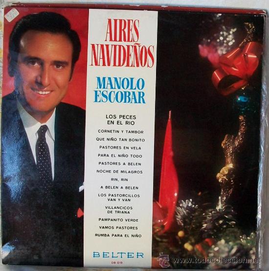 Discos de vinilo: Discos (Manolo Escobar) Aires Navide&ntilde;os - Foto 1