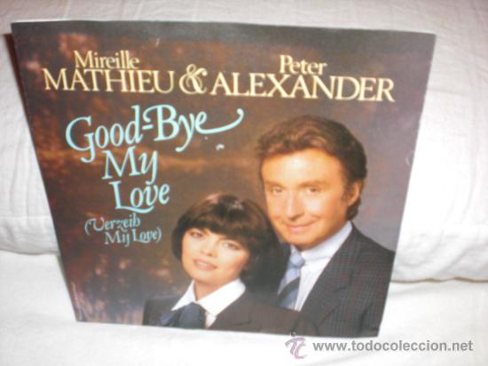 Discos de vinilo: mireille mathieu duo con peter alexander-single-cantado en aleman - Foto 1