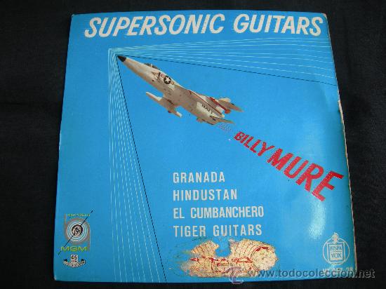 Discos de vinilo: EP BILLY MURE // SUPERSONIC GUITARS - Foto 1