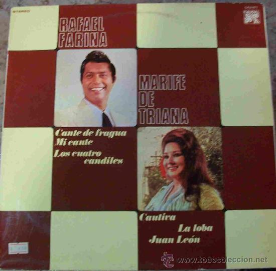 Discos de vinilo: Discos (Rafael Farina / Marife de Triana) - Foto 1