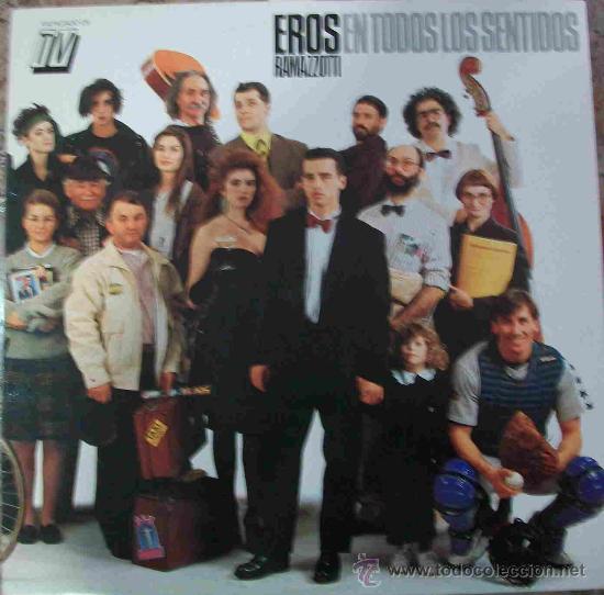 Discos de vinilo: Discos (Eros Ramazzotti) En Todos los Sentidos - Foto 1