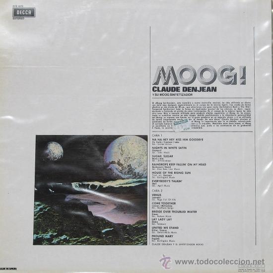 Discos de vinilo: Moog		Claude Den Jean		DECCA		1973 - Foto 2