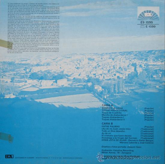 Discos de vinilo: Hijar - Teruel - EDA 1980 - Foto 2