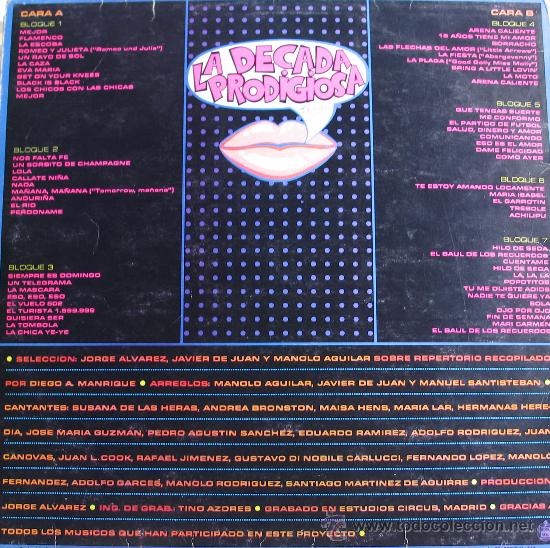 Discos de vinilo: La Decada prodigiosa -  Hispavox 1985 - Foto 2