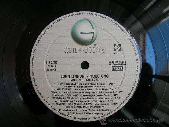 Discos de vinilo: JOHN LENNON  DOUBLE FANTASY - Foto 2