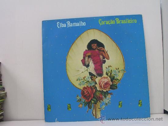 Vinyl records: ELBA RAMALHO - CORA&Ccedil;AO BRASILEIRO - ORIGINAL BRASIL - CON POSTER!!! - ARIOLA 1983