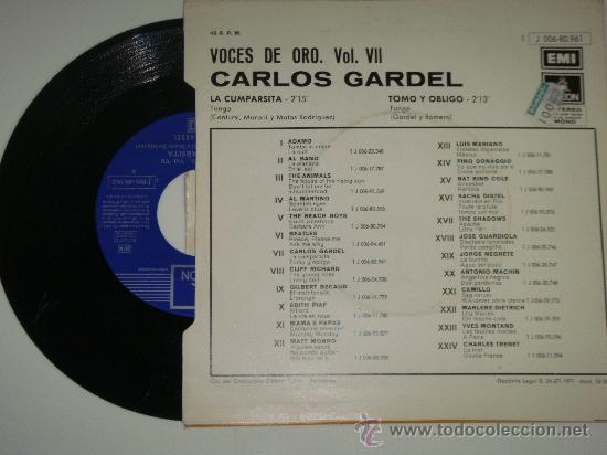 Discos de vinilo: single de carlos gardel - Foto 2