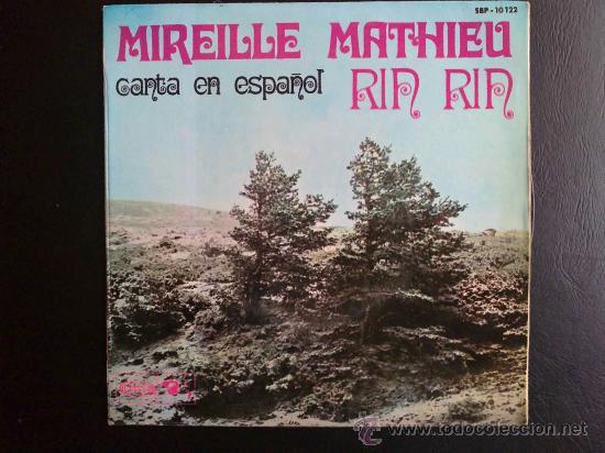 Discos de vinilo: MIREILLE MATHIEU - RIN RIN - CANTA EN ESPA&Ntilde;OL - EP ESPA&Ntilde;A Y COMO NUEVO - Foto 1