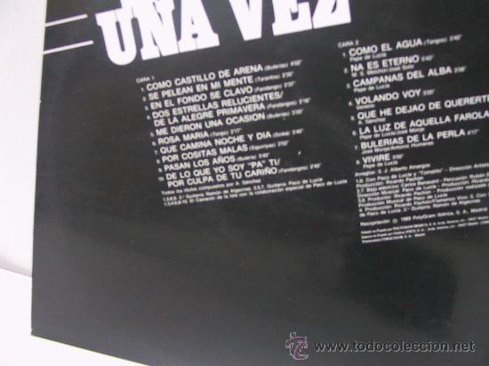 Discos de vinilo: CAMARON - ERASE UNA VEZ - PHILIPS 1985 - Foto 2