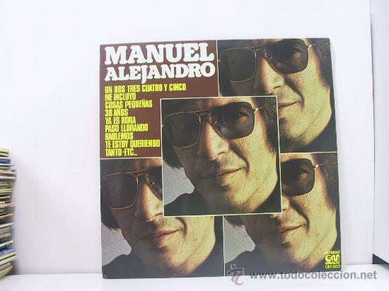 Discos de vinilo: MANUEL ALEJANDRO - 38 A&Ntilde;OS... - GRAMUSIC 1976 - Foto 1