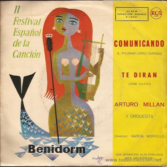SINGLE-ARTURO MILLAN-RCA3-14041-1960-ED.ESPAÑOLA- (Música - Discos - Singles Vinilo - Solistas Españoles de los 50 y 60)