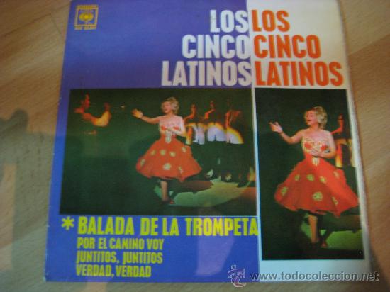 Discos de vinilo: LOS CINCO LATINOS.BALADA DE LA TROMPETA - Foto 1
