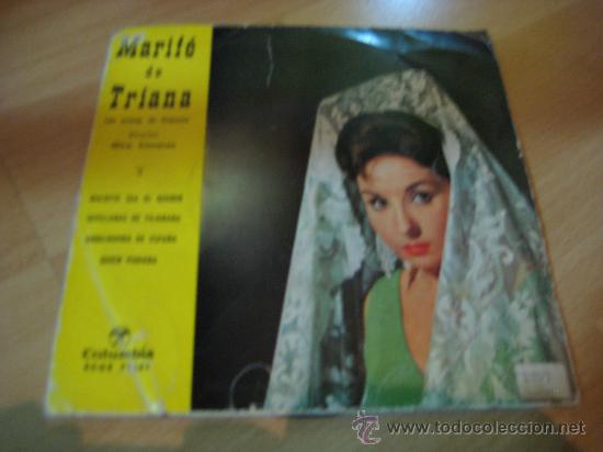 Discos de vinilo: MARIFE DE TRIANA EP SINGLE.MALDITO SEA EL QUERER - Foto 1