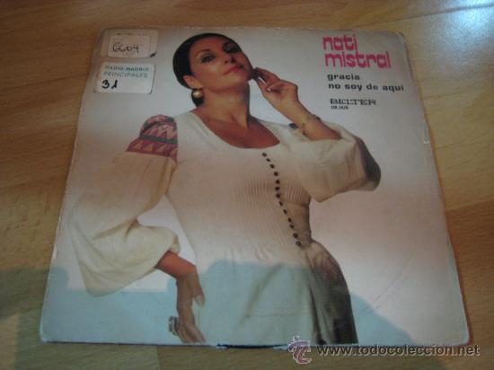Discos de vinilo: NATI MISTRAL EP SINGLE.GRACIA - Foto 1