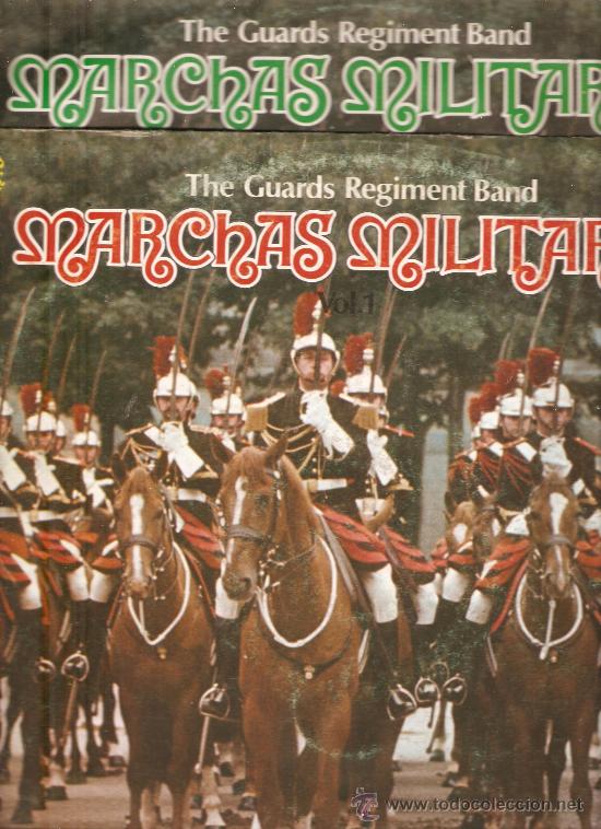 Discos de vinil: 2 LP&acute;S: MARCHAS MILITARES - THE GUARDS REGIMENT BAND