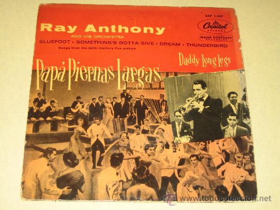 Discos de vinilo: RAY ANTHONY - PAPA PIERNAS LARGAS - 1959 - Foto 1