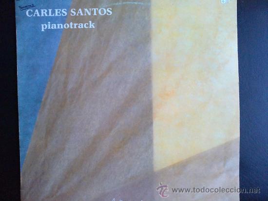Discos de vinilo: CARLES SANTOS, PIANOTRACK - LP DE VINILO - Foto 1