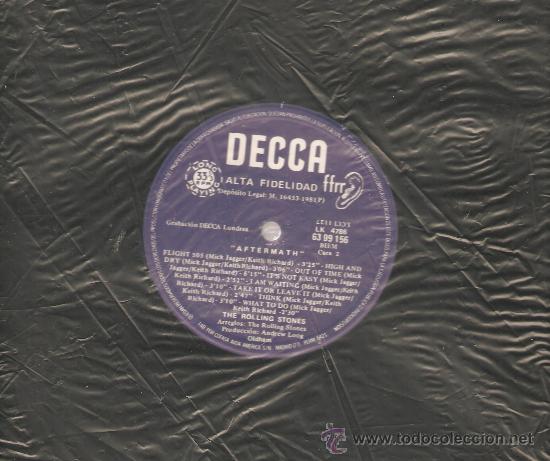 Discos de vinilo: lp THE ROLLING STONES : AFTER-MATH    - DECCA  MONO LK 4786 - Foto 3