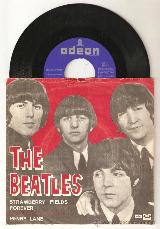Discos de vinilo: THE BEATLES - STRAWBERRY FIELDS FOREVER - FIRST PRESS - Foto 1